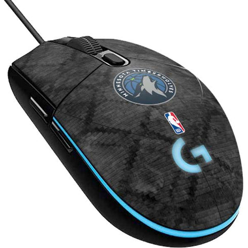 NBA Minnesota Timberwolves Dark Rust G203 Prodigy RGB Wired Gaming Mouse Skin